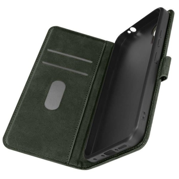 Etui til Samsung Galaxy Xcover 7 - AVIZAR - Wallet Video Support - Mørkegrøn Grön