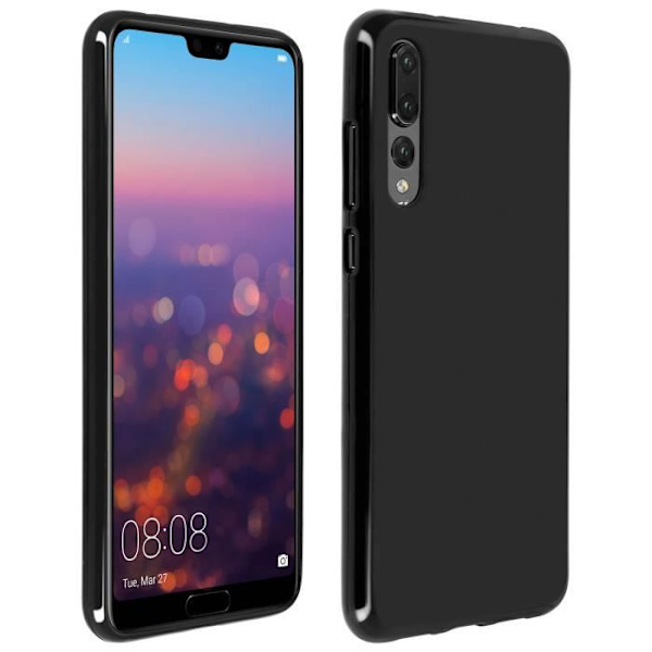 Coque - Huawei - P20 Pro - Silikonegel - Antimærker - Blød Svart