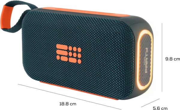 Bluetooth-ljuspärla - BIGBEN PARTY - Blå och orange blått och orange