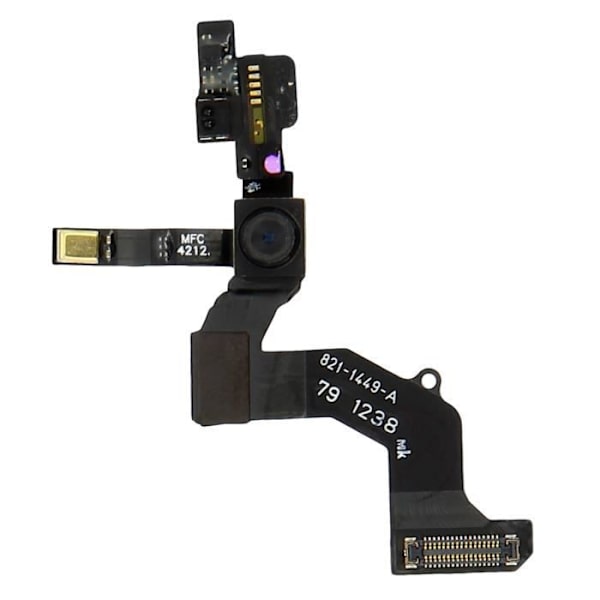 Frontkamera - AVIZAR - Apple iPhone 5 - Sort - Nærhedssensor - Forbindelseskabel Svart