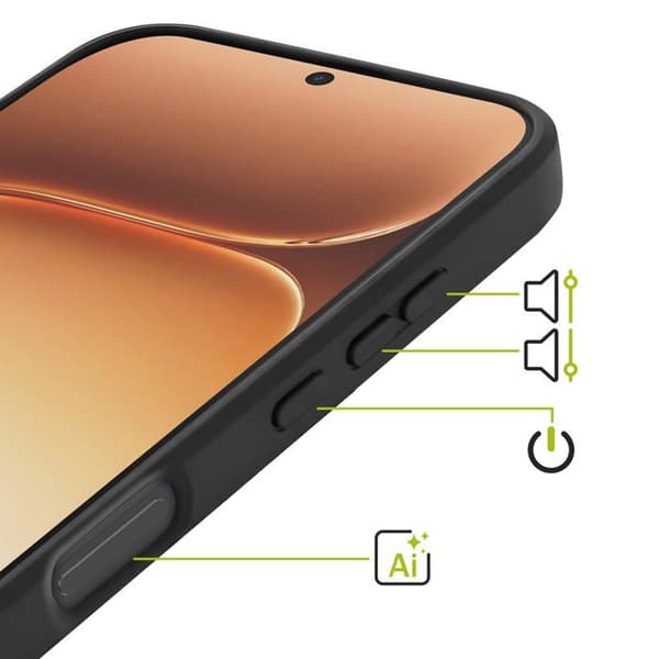 Cover til Honor 600 Pro med skydelåg til kamera og magnetisk ring Mayaxess Mørkeblå Blå