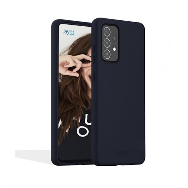 Etui til Samsung Galaxy A03s - JAYM - Premium silikone mikrofiber - Blå - Blødt - Glat - Blandet Blå