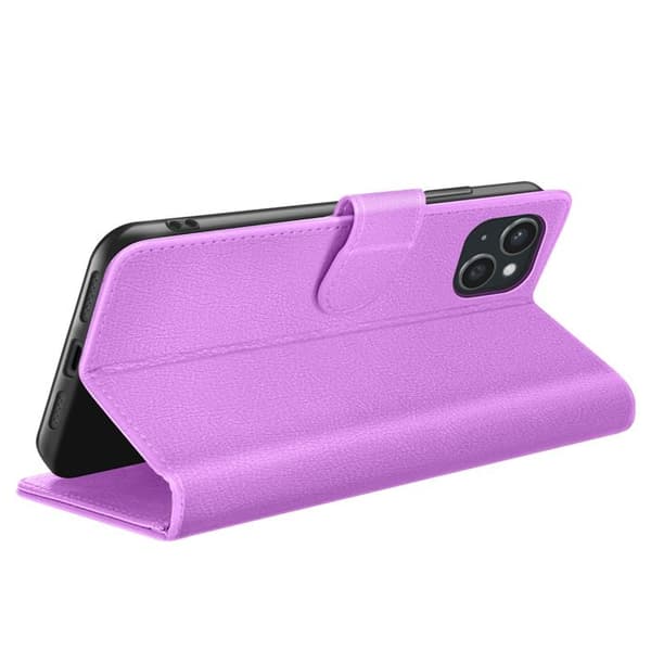 Plånboksfodral för Apple iPhone 15 Plus med Stöd och Flik Zanaé Lila Lila
