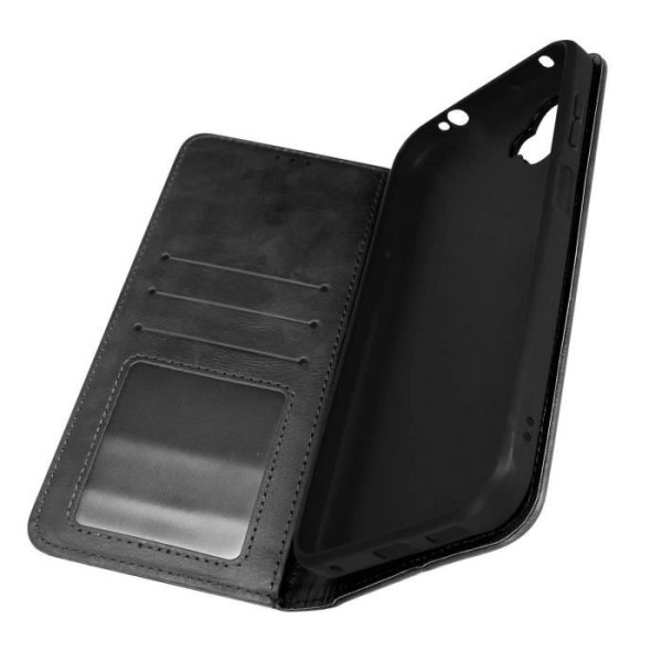 Samsung Galaxy Xcover 6 Pro Wallet Case Video Support Function musta svart