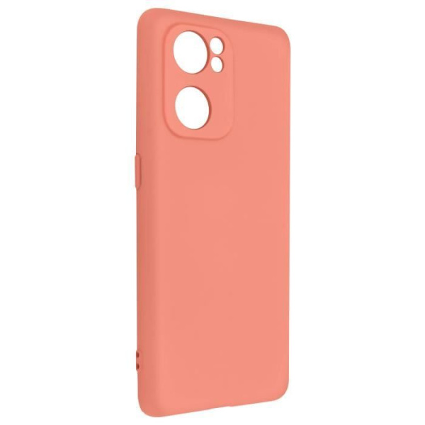 Skyddsskal - Oppo - Find X5 Lite - Semihård silikon - Soft-touch finish - Rosa Rosa
