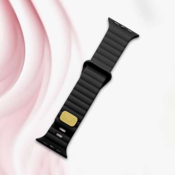 Rem til Apple Watch 41 mm / 40 mm / 38 mm Fleksibel og blød silikone sort Svart