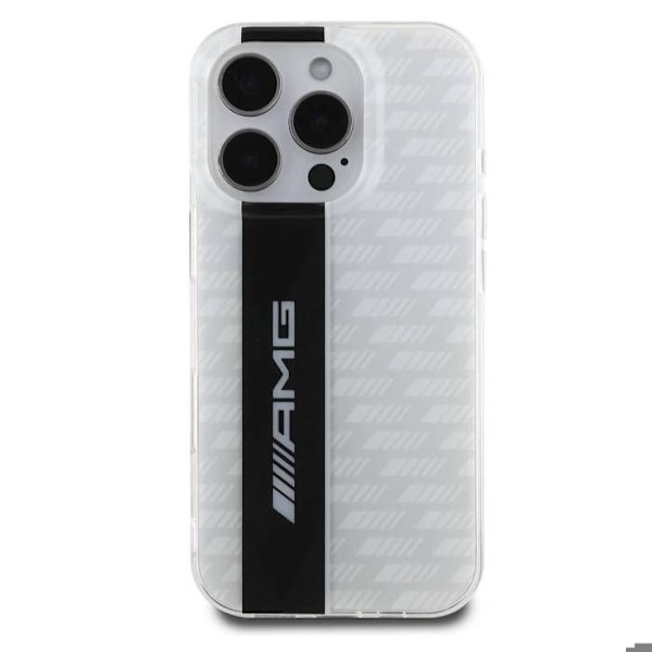 Coque iPhone 16 Pro Max - Mercedes AMG - Mønster i sort kulfiber