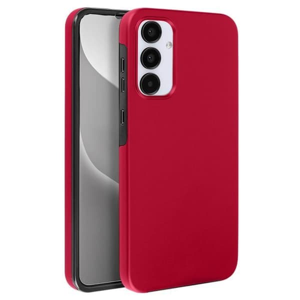Fuldændig Covers - AVIZAR - Samsung A55 - Rød - Hård - Blød Röd