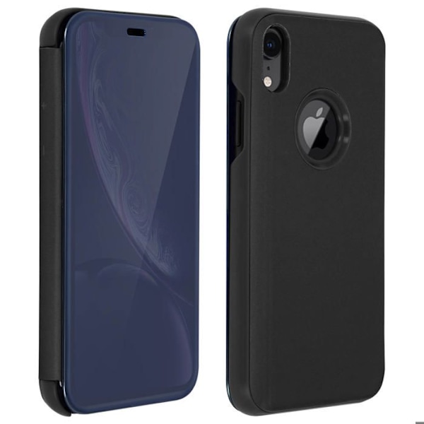 iPhone XR - Apple - Peilitasku - Ultra-ohut - Läpivärjätty kansi - Musta Svart