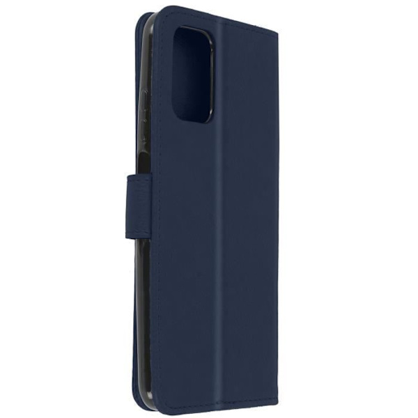 Etui - Xiaomi - Redmi Note 10 / 10s - Skydd - Kortficka - Videostöd - Blå Blå