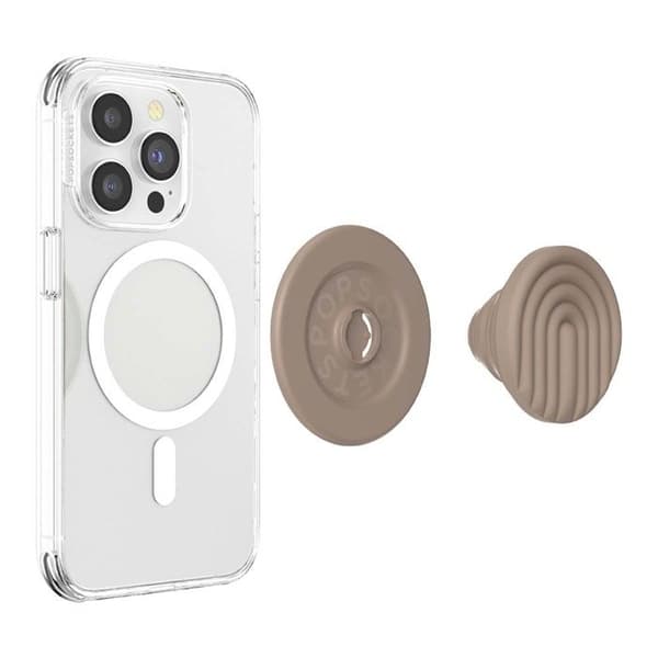 Support PopOut MagSafe til Smartphone Collection Curves PopSockets Beige beige