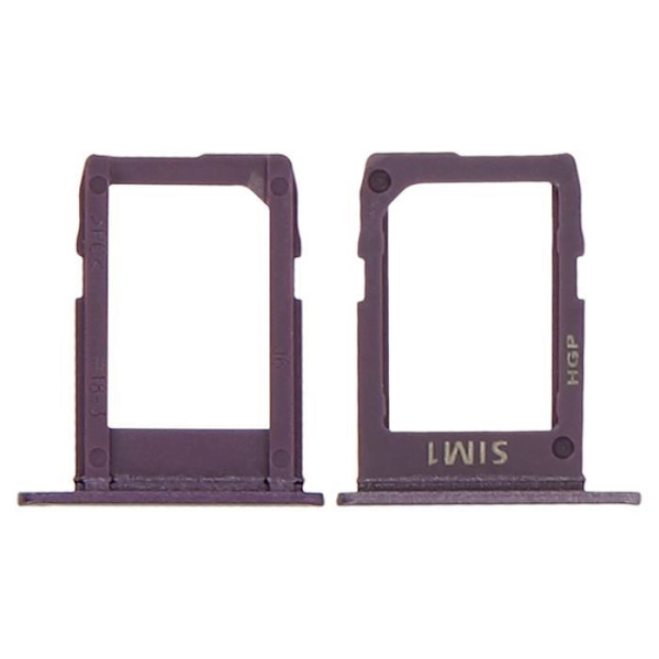 SIM-korttipaikka - AVIZAR - Samsung Galaxy J6 - KaksoisnanoSIM-adapteri - Violetti - 10g lila