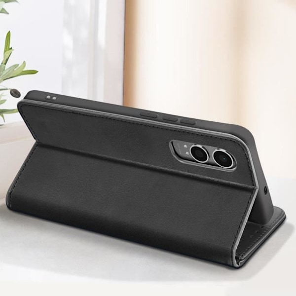 Fodral för OnePlus Nord CE4 Lite Flip Wallet Support Video Black Svart