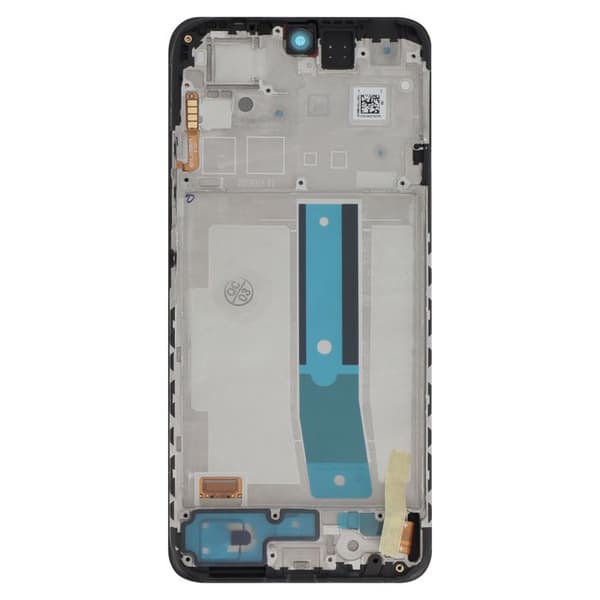 LCD-skærm - Xiaomi - Redmi Note 11 - Sort - 5,5 tommer - Forudsamlet med chassis Svart