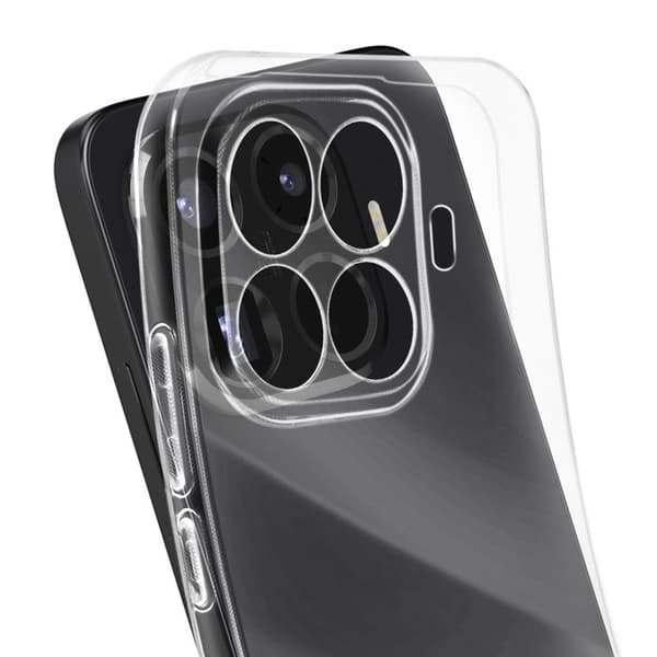 Coque - AVIZAR - Xiaomi 15T Pro - Silikonmjuk - Stötsäker - Transparent Vit