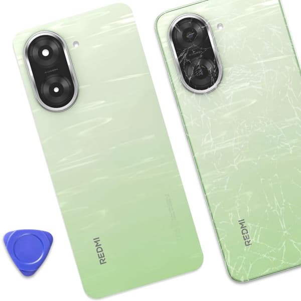Bagglas - XIAOMI - Redmi A5 4G - Original Service Pack - Grøn farve - 100g Grön