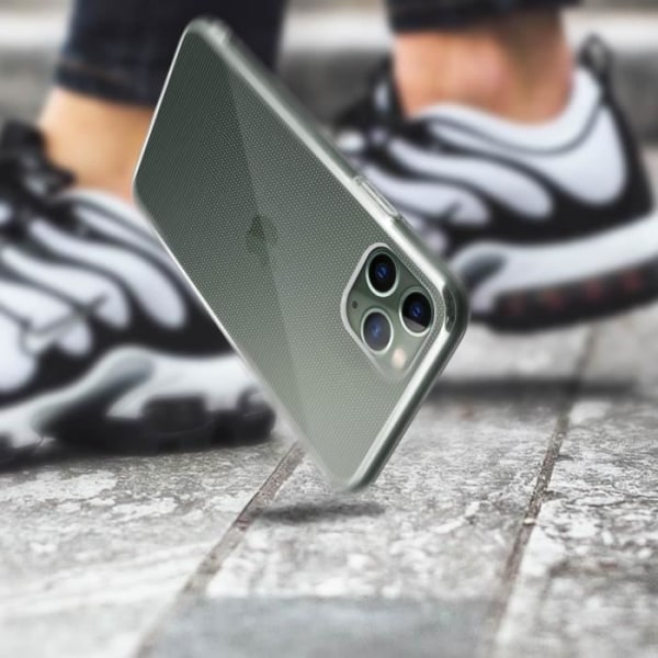 iPhone 11 Pro Max Cover Silikone Gel Fleksibel Modstandsdygtig Ultra tynd gennemsigtig