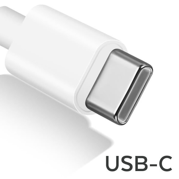 USB-C-sovitin - ENKAY - Audio Jack 3.5mm - USB-C-lataus - Kompakti muotoilu - Valkoinen