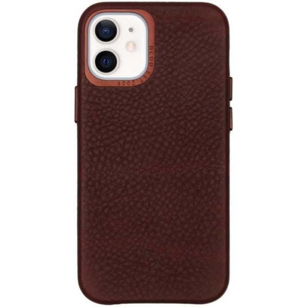 Coque - DECODED - iPhone 12 Mini - Aito nahka - Ruskea - Luksus Brun Brun