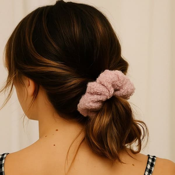 Chouchou - AVIZAR - Uldne - Blød Chenille - Rosa - Til Voksen Kvinde Rosa