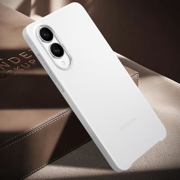 Coque til Samsung Galaxy S25 Edge Læder Kindsuit Original Samsung Lys Grå