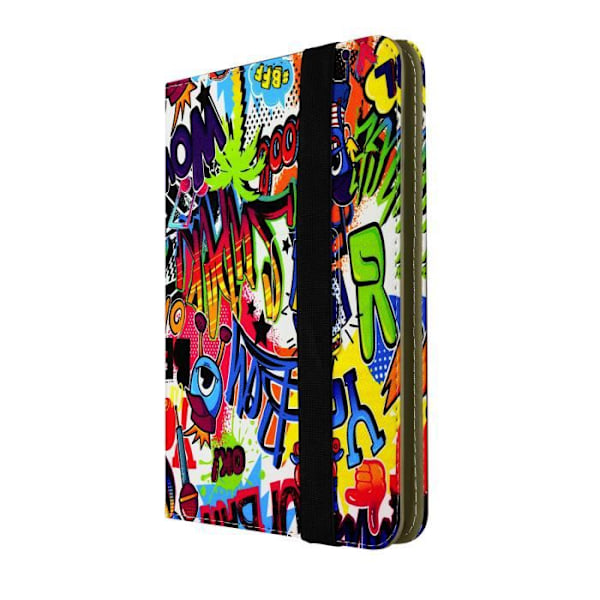Tablet Fodral - Universell - 10 tum - Gatunmotiv - Elastisk Skydd - Video Stöd Motivgata