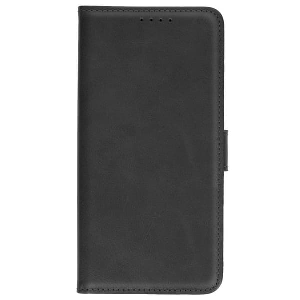 Klassisk Folio Etui til Oppo A6 Pro med Støttefunktion Sort Svart