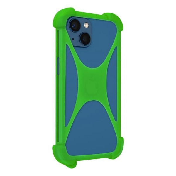 Smartphone Fodral - AVIZAR - Universell - Silikongel - Stötsäker - Grön Grön