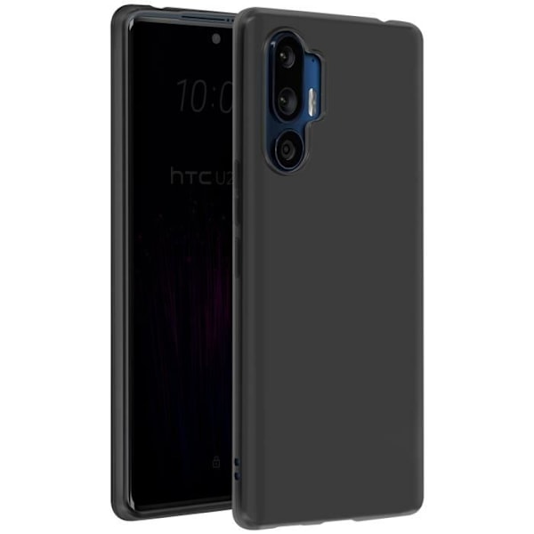 Fodral till HTC U24 Pro Silikon Matt Finish Soft Touch Black Svart