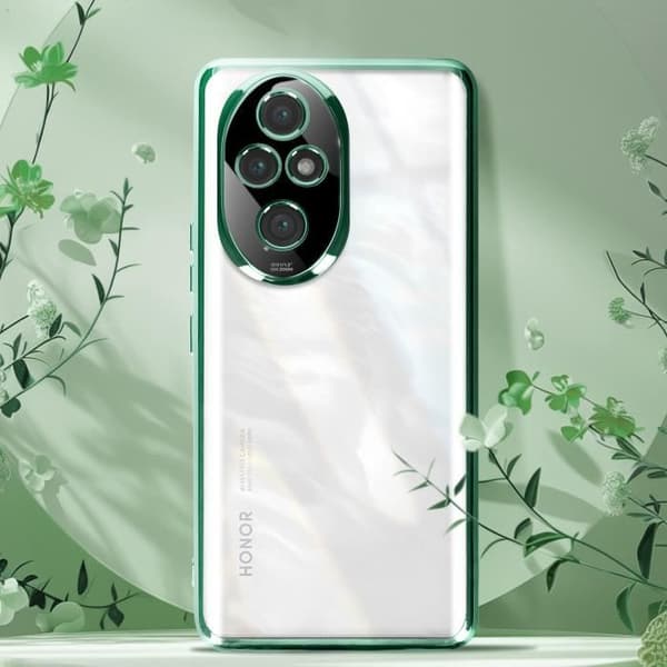 Cover til Honor 200 Pro Glimmer Gradient Beskyttet Kamera Grøn Grön
