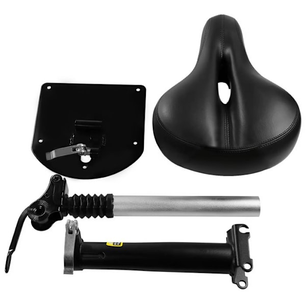Säte för Trottinette Zero 9 med Original Zero Svart monteringskit Svart