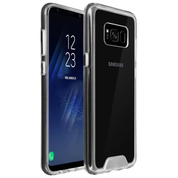 Suojakuori Samsung Galaxy S8:lle Bi-material Crystal Case - Läpinäkyvä