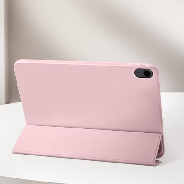 Fodral för iPad Air 11 2024 Foldable Flip Multi-position Stand Powder Pink Rosa