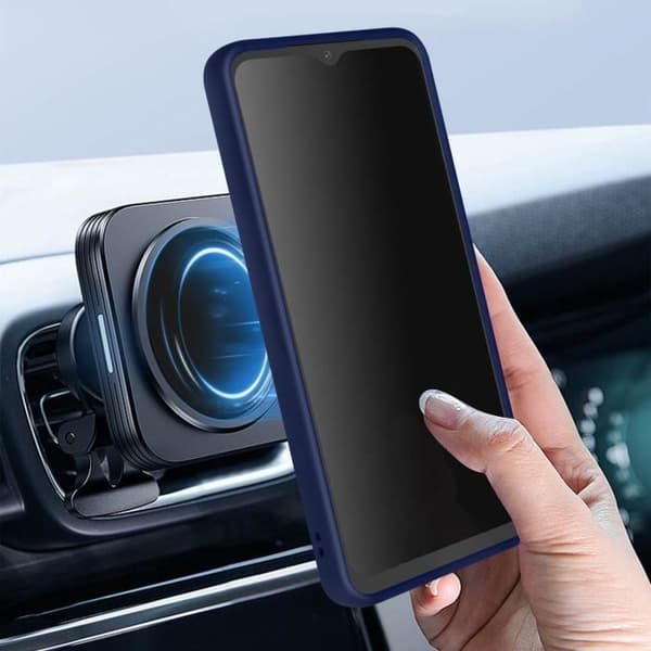 Coque - Samsung - Galaxy A14 - Blå - Polykarbonat + Silikon - Videostöd Blå