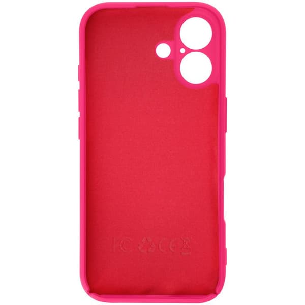 Cover - UNDERRETTELSE - iPhone 17 - Soft-Touch - Semi-hård silikone - Fuchsia Ros