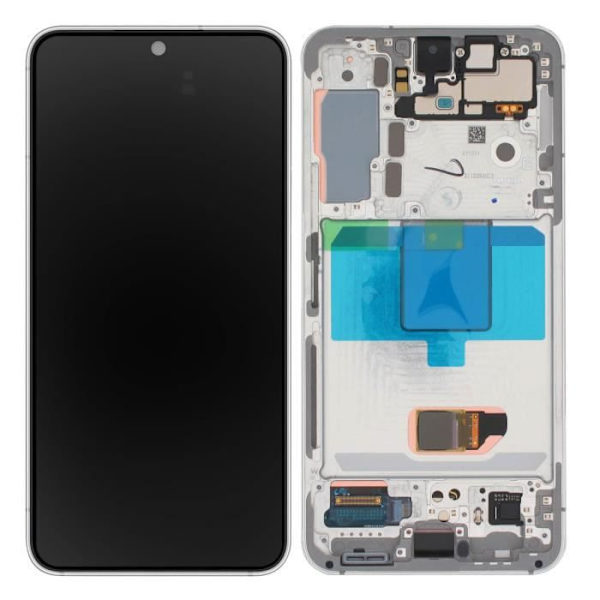 LCD-näyttö - Samsung - Galaxy S22 - Alkuperäinen - Valkoinen - 6.1 tuumaa Vit