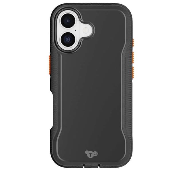 Chockresistent Cover - TECH21 - iPhone 17 - Kompatibel med MagSafe - Sort - Teksturoverflade Svart