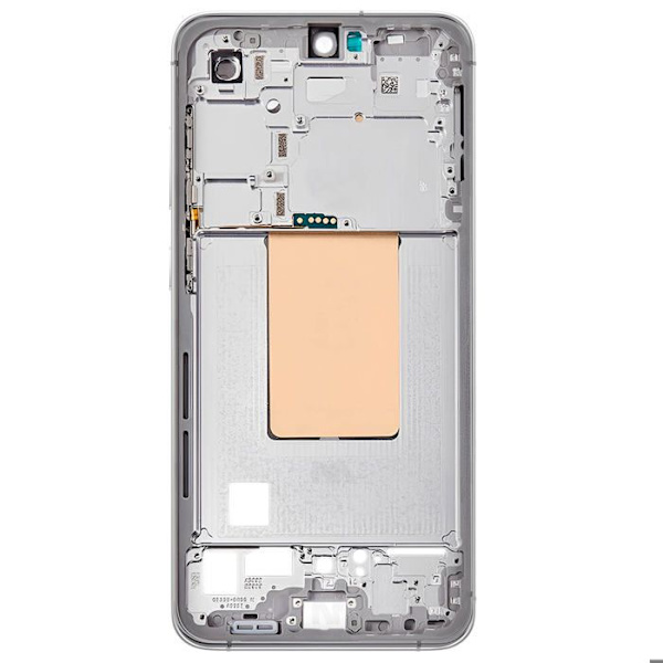 Erstatningscentralchassis til Samsung Galaxy S24 FE Sølv Grå