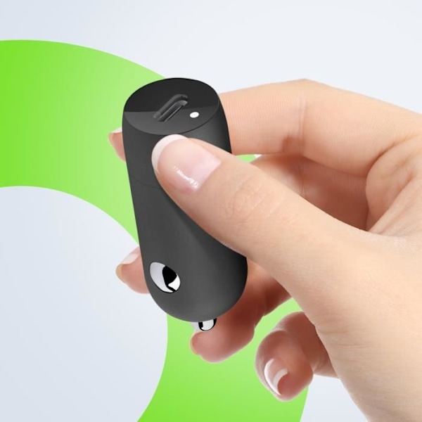 Belkin Svart USB C Power Delivery 30W Cigarette Lighter Laddare Certifierad av USB-IF Svart