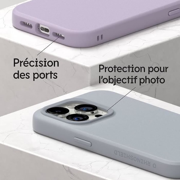 Etui - RhinoShield - SolidSuit - iPhone 12/12 Pro - Stødbeskyttelse - Minimalistisk design Svart