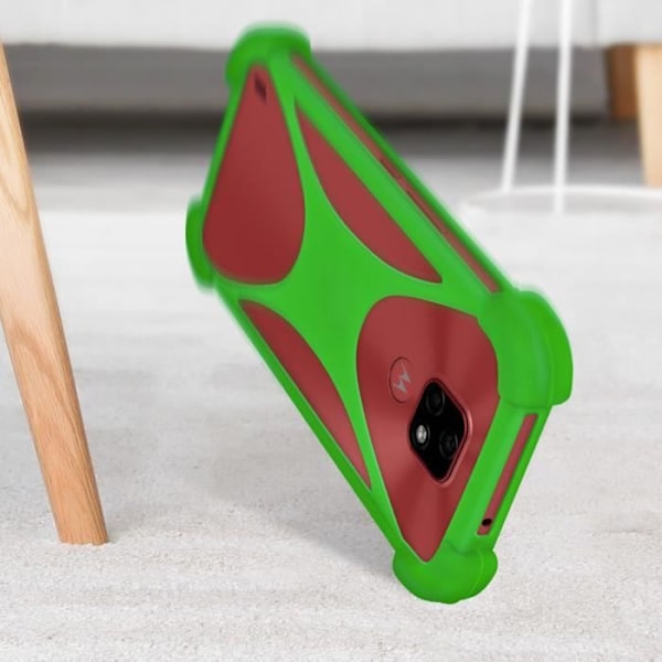 Smartphone Fodral - AVIZAR - Universell - Silikongel - Stötsäker - Grön Grön