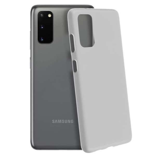 Etui til Samsung Galaxy S20 Silikone Gel Fleksibel Modstandsdygtig Ultra Tynd Frosted White