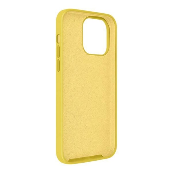 iPhone 14 Pro Max cover - MOXIE - Halvstiv - Tynd - Lys - Gul Gul