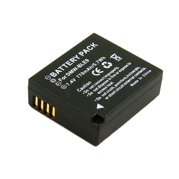 Batteri til Panasonic DMW-BLE9 Li-ion 7.4V 770mAh 5.7Wh