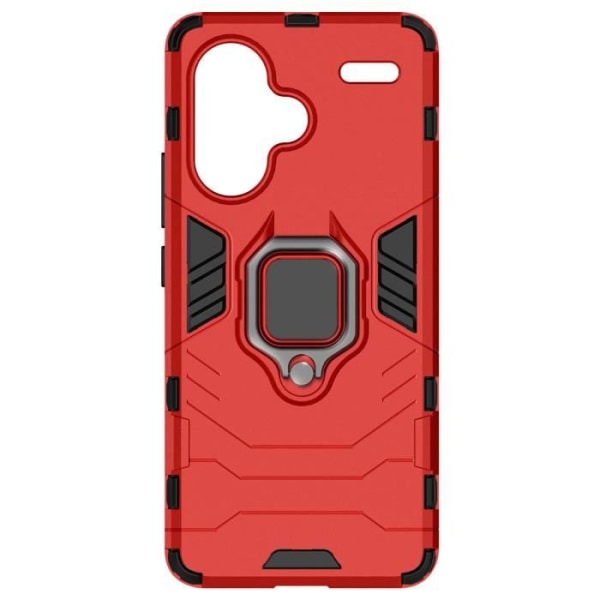 Smartphonefodral - Xiaomi - Redmi Note 13 Pro Plus - Röd - Rotterande ring 360° - Modern design Röd