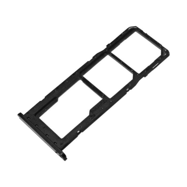 Udskiftning til SIM-kortbakke - Samsung Galaxy A03 - Sort - Dual Nano SIM + Micro-SD Svart