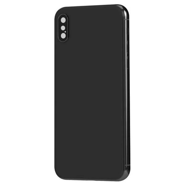 Chassi iPhone XS Max - AVIZAR - Grå - Ersättningsbaksida - Material av hög kvalitet - Kvalitetskontroll Grå