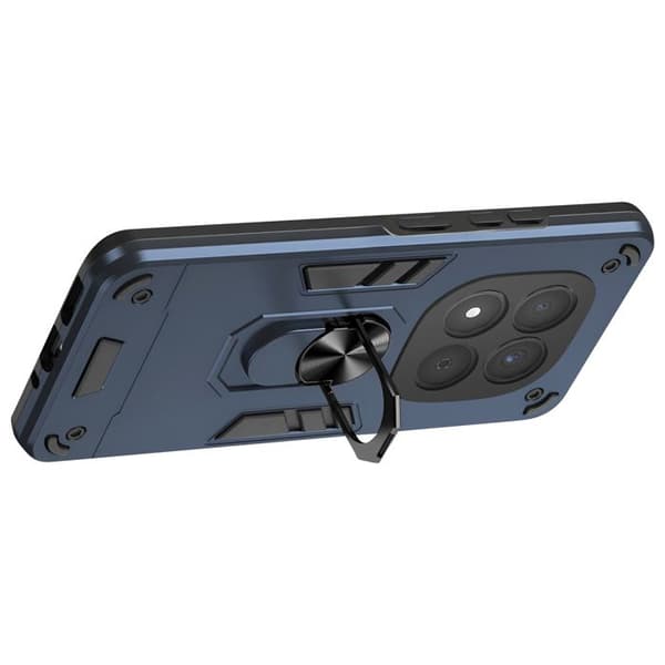 Cover til Redmi Note 15 Pro 5G med Blå Magnetisk Ring Blå