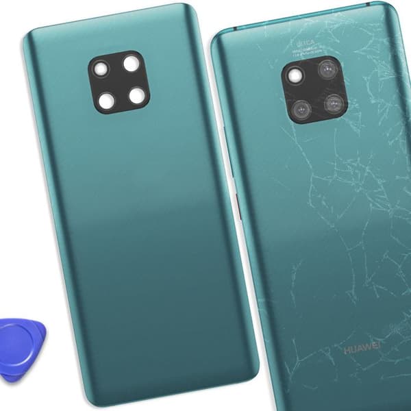Bagkappe - Huawei - Mate 20 Pro - Grøn - Udskiftning - Forenklet installation Grön