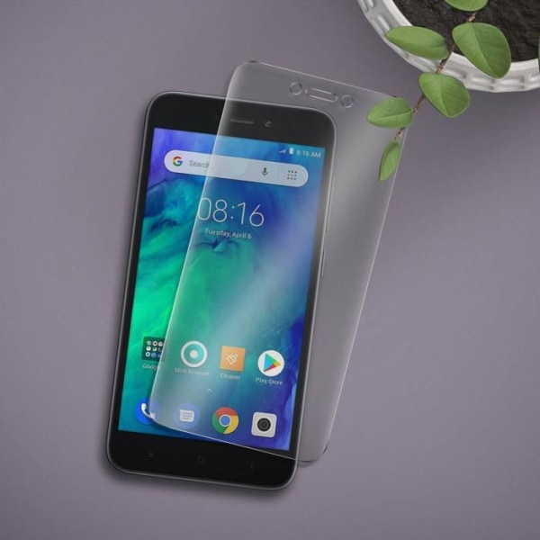 Xiaomi Redmi Go skyddsglasfilm Muvit Ultratunt avfasat härdat glas
